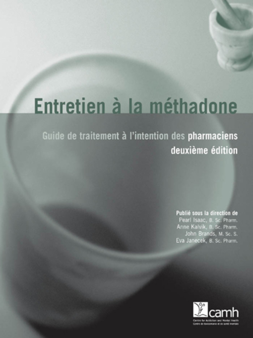 Title details for Entretien à la méthadone by Pearl Isaac - Available